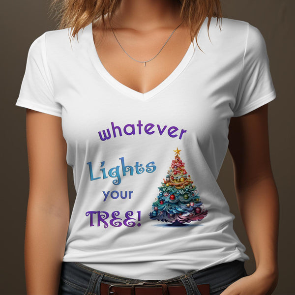 Fun & Sassy Whatever Lights your Tree T-Shirt