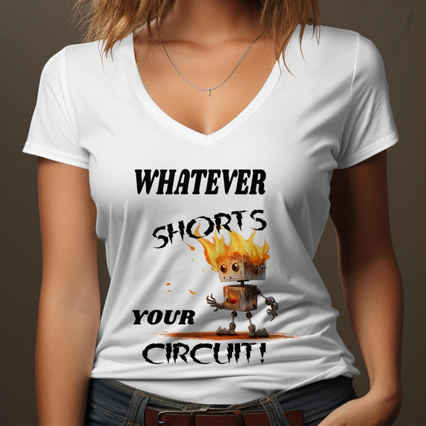 Fun & Sassy Whatever Shorts your Circuit T-Shirt