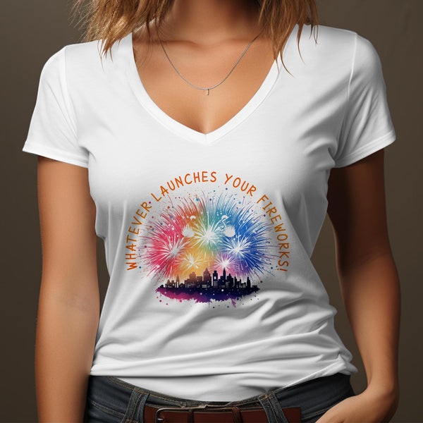 Fun & Sassy Whatever Launches your Fireworks T-Shirt