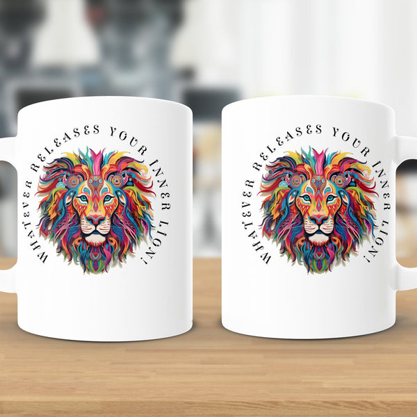 Fun & Sassy Whatever Releases your Lion Mug