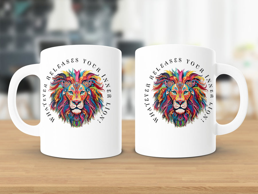 Fun & Sassy Whatever Releases your Lion Mug