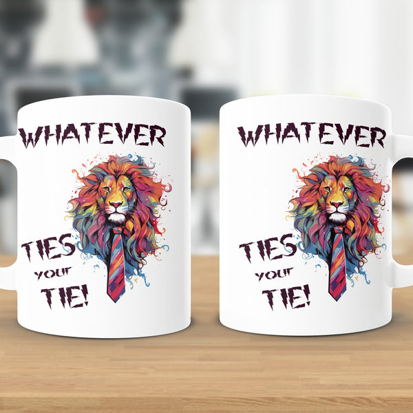 Fun & Sassy Whatever Ties your Tie Mug