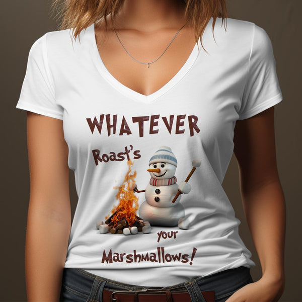 Fun & Sassy Whatever Roast's your Marshmallows T-Shirt