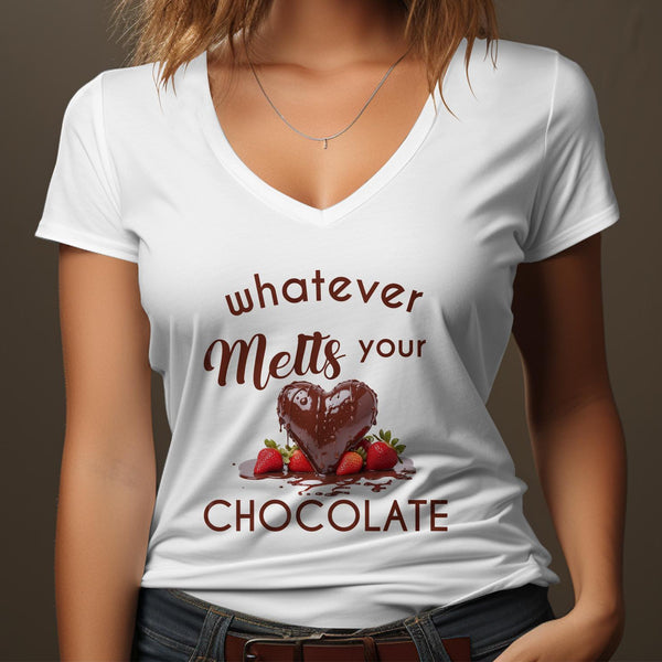 Fun & Sassy Whatever Melts your Chocolate T-Shirt