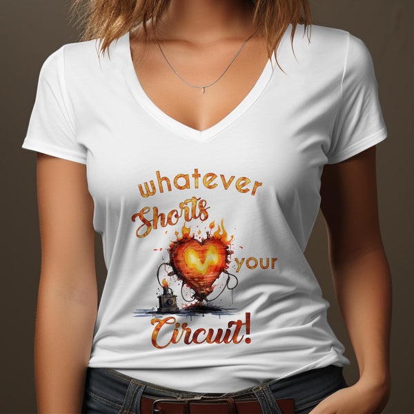 Fun & Sassy Whatever Shorts your Circuit T-Shirt