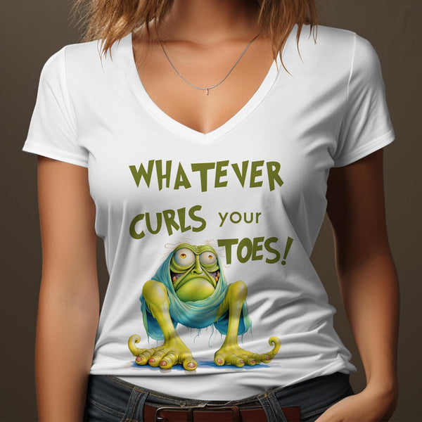 Fun & Sassy Whatever Curls your Toes T-Shirt