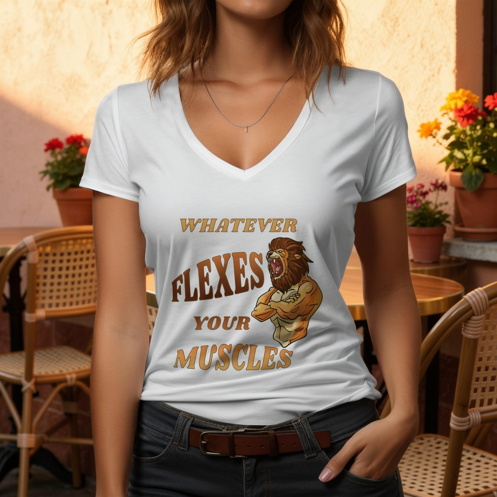 lifestyle scene ~ Whatever Flexes your Muscles T-Shirt ~ Fun & Sassy Gifts