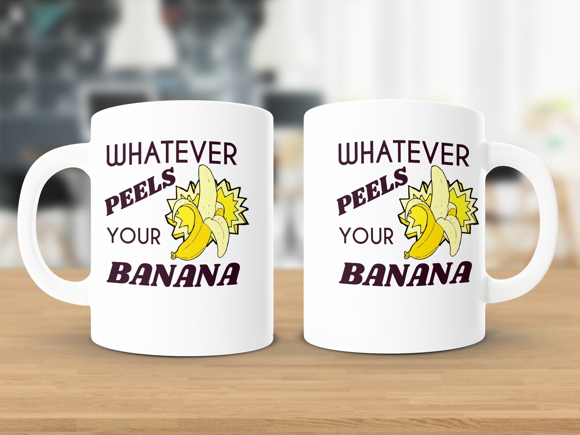 Fun & Sassy Whatever Peels your Banana Mug