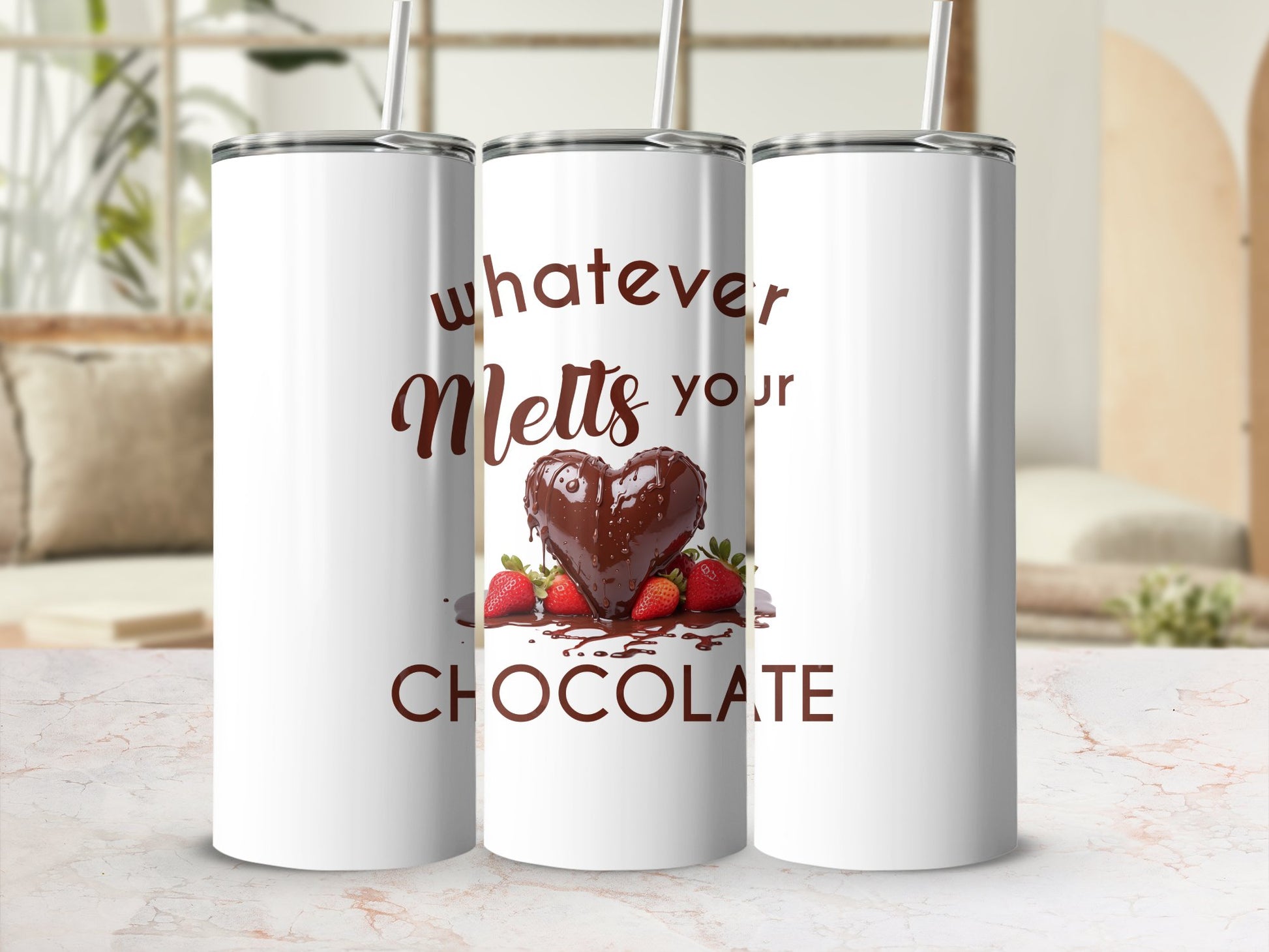 Fun & Sassy Whatever Melts your Chocolate Tumbler