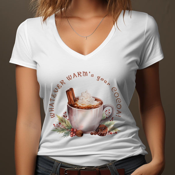 Fun & Sassy Whatever Warm's your Cocoa T-Shirt