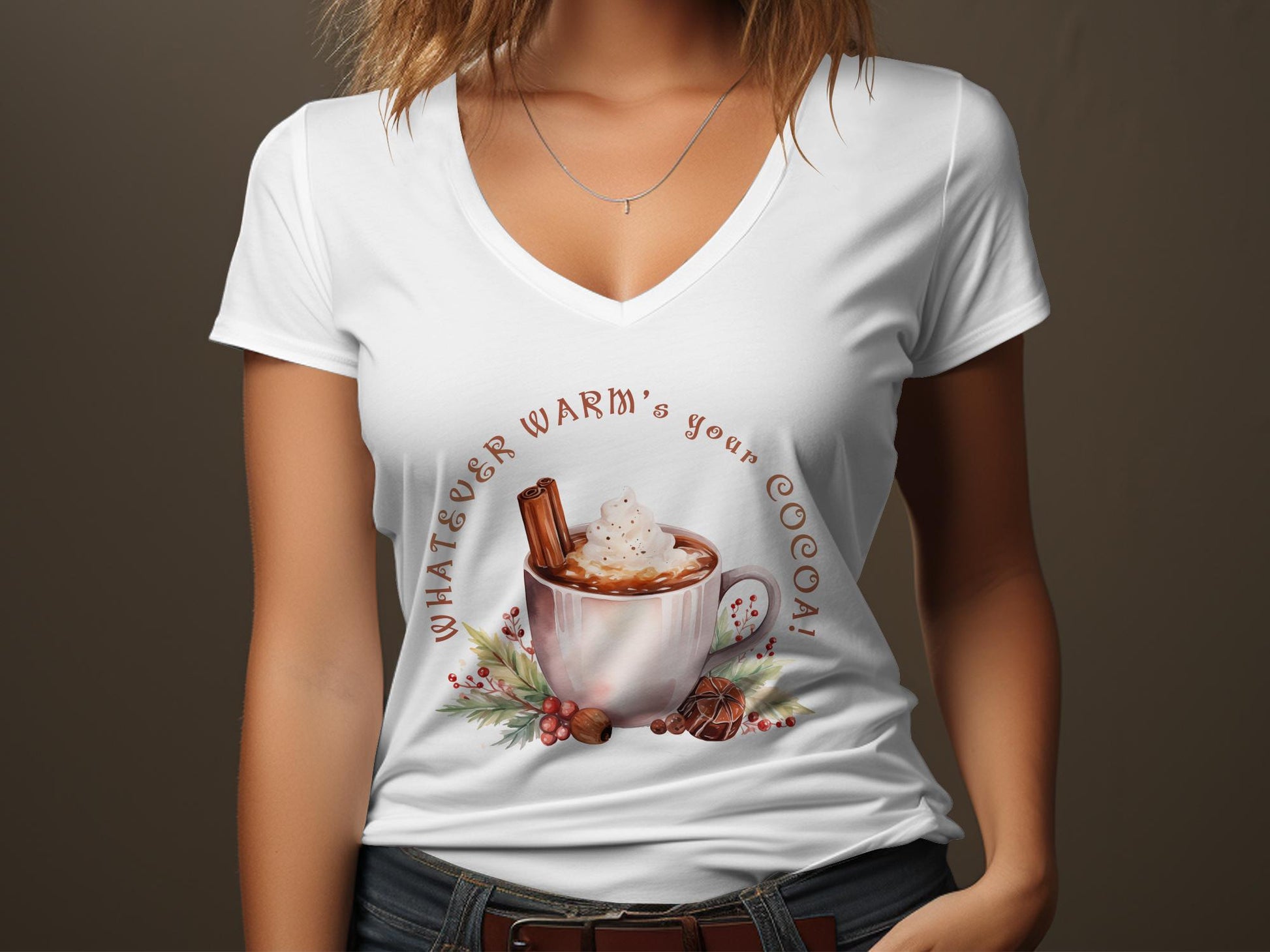 Fun & Sassy Whatever Warm's your Cocoa T-Shirt