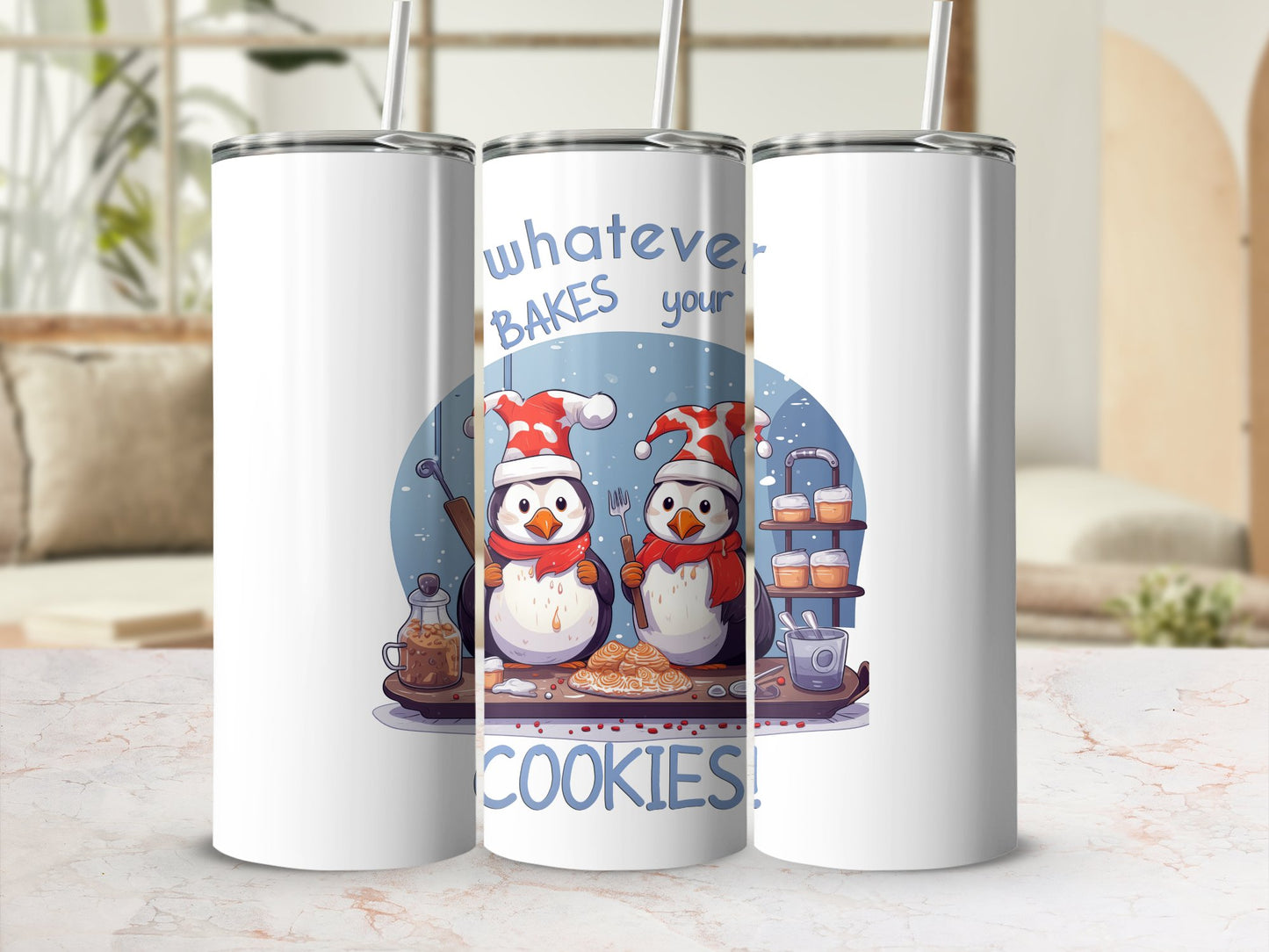 Fun & Sassy Whatever Bakes your Cookies Tumbler