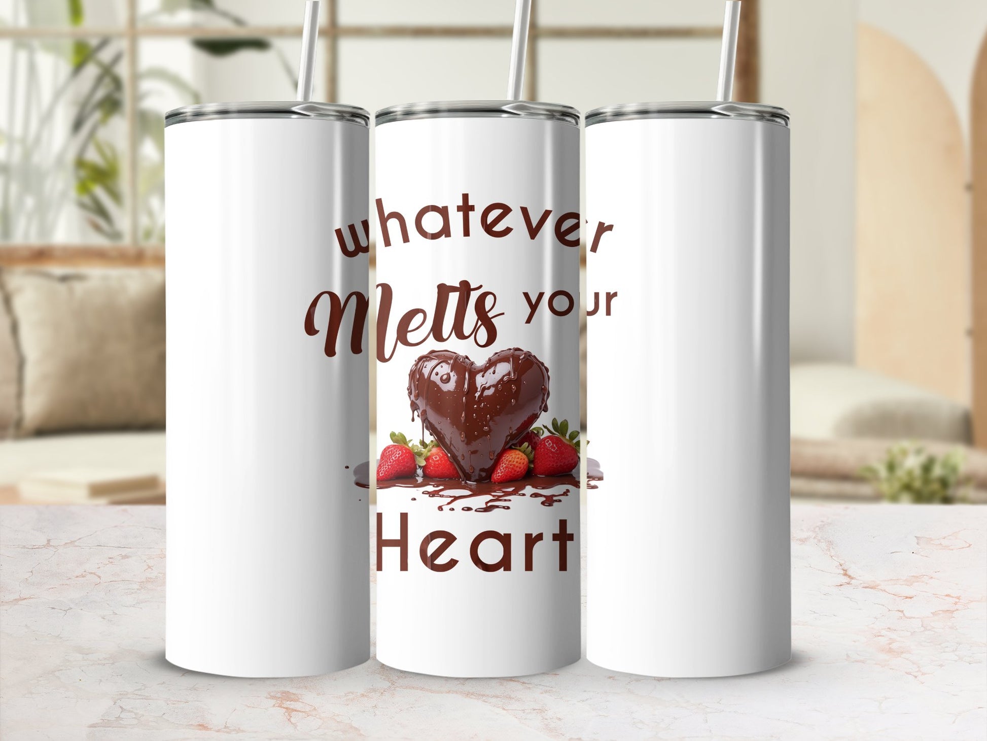 Fun & Sassy Whatever Melts your Heart Tumbler