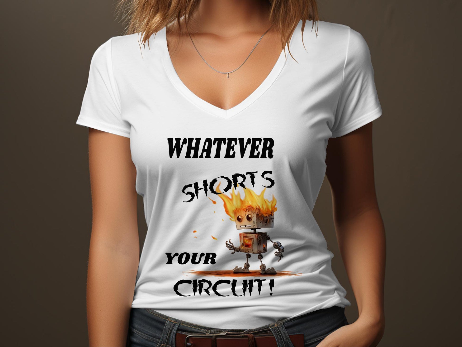 Fun & Sassy Whatever Shorts your Circuit T-Shirt