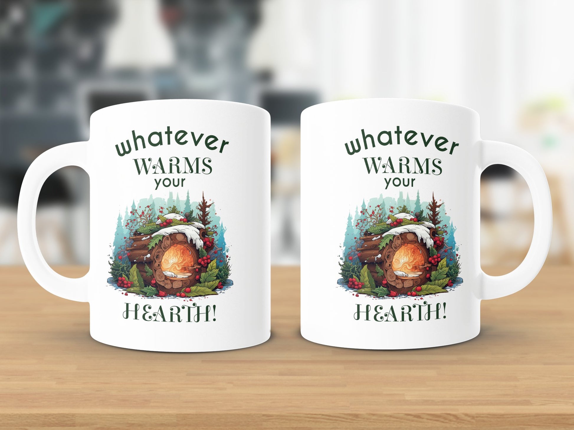 Fun & Sassy Whatever Warms your Hearth Mug