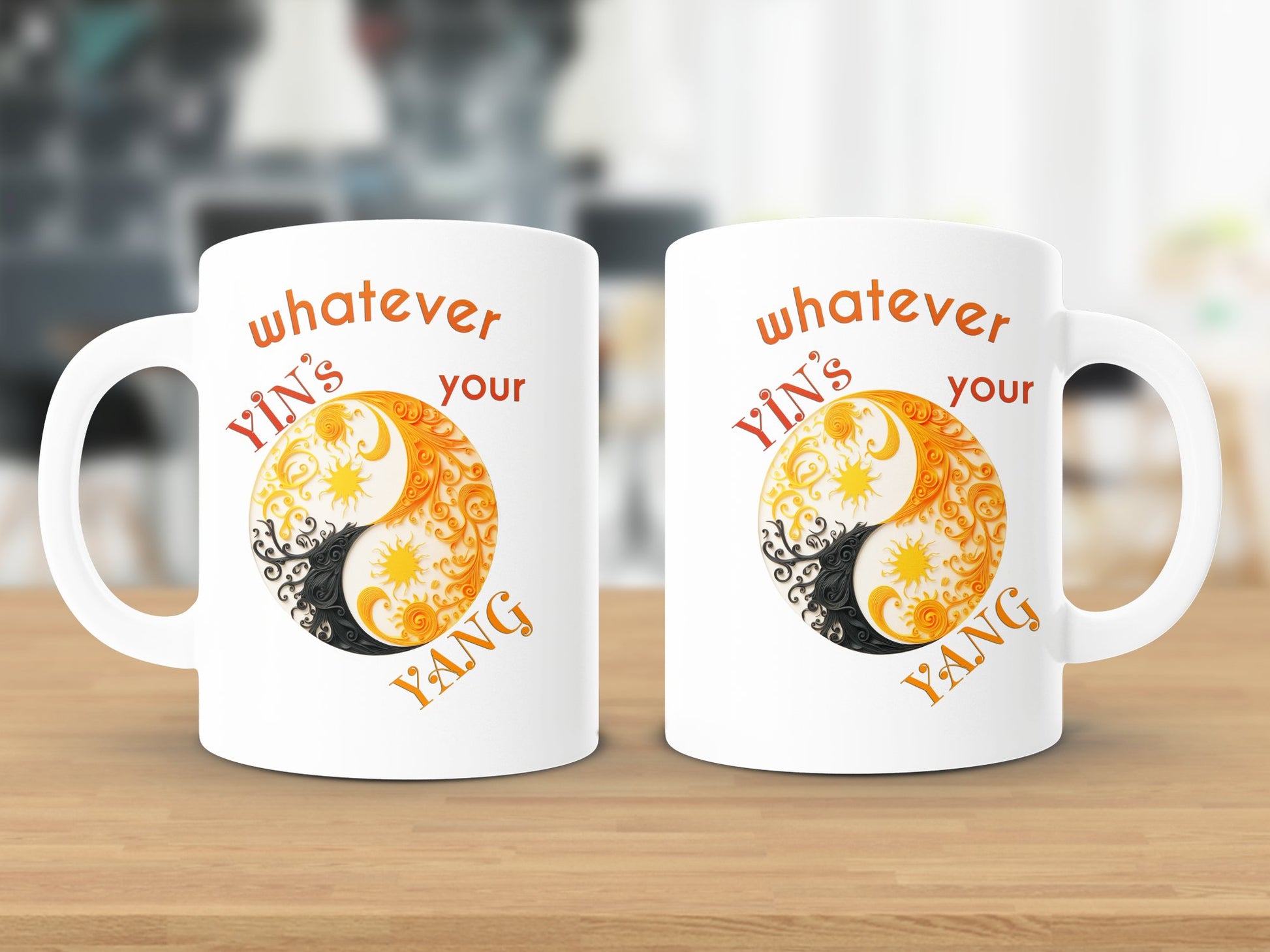 Fun & Sassy Whatever Yin's your Yang Mug