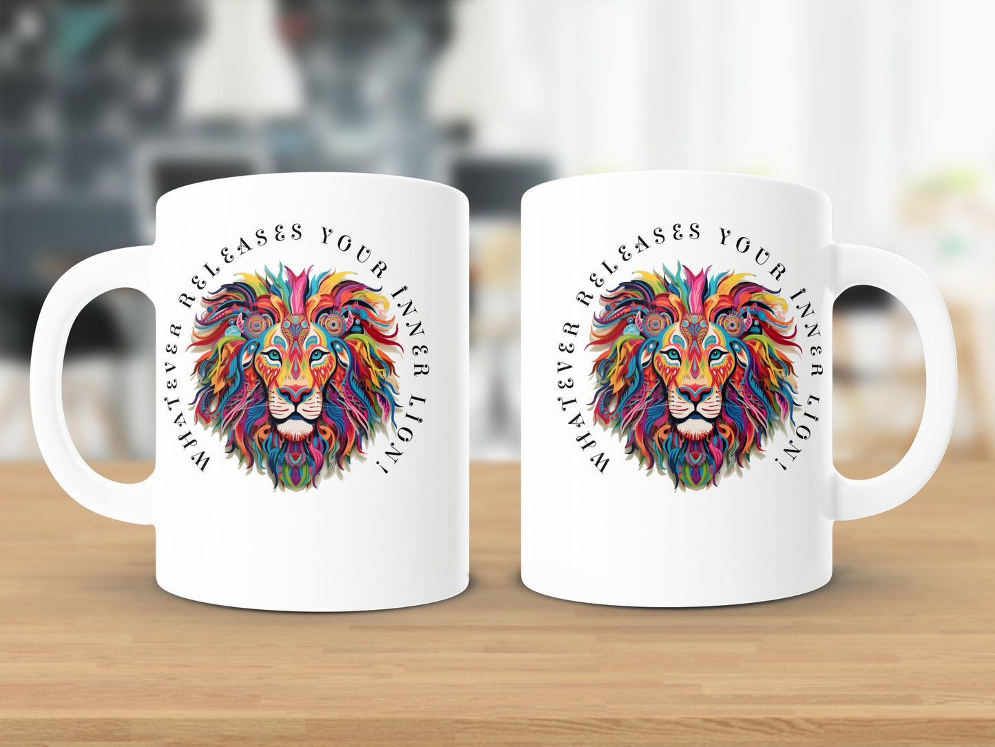 Fun & Sassy Whatever Releases your Lion Mug