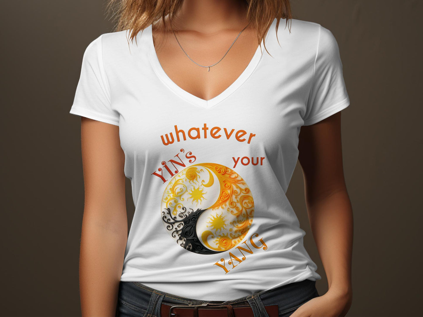 Fun & Sassy Whatever Yin's your Yang T-Shirt
