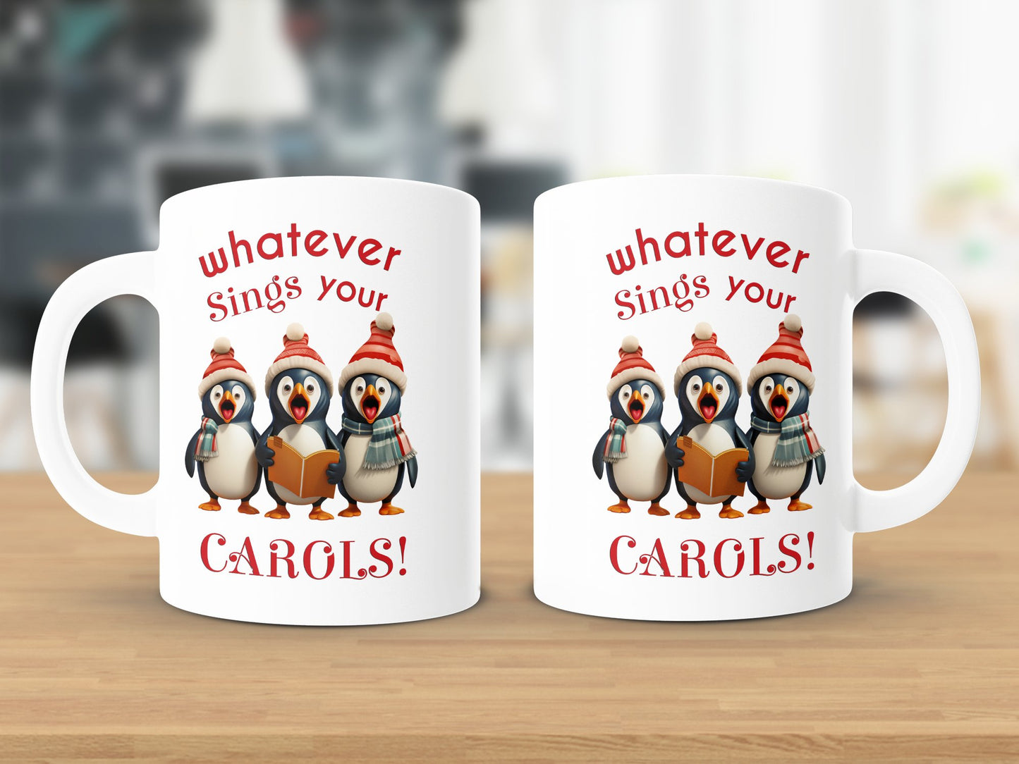 Fun & Sassy Whatever Sings your Carol Mug