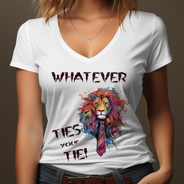 Fun & Sassy Whatever Ties your Tie T-Shirt