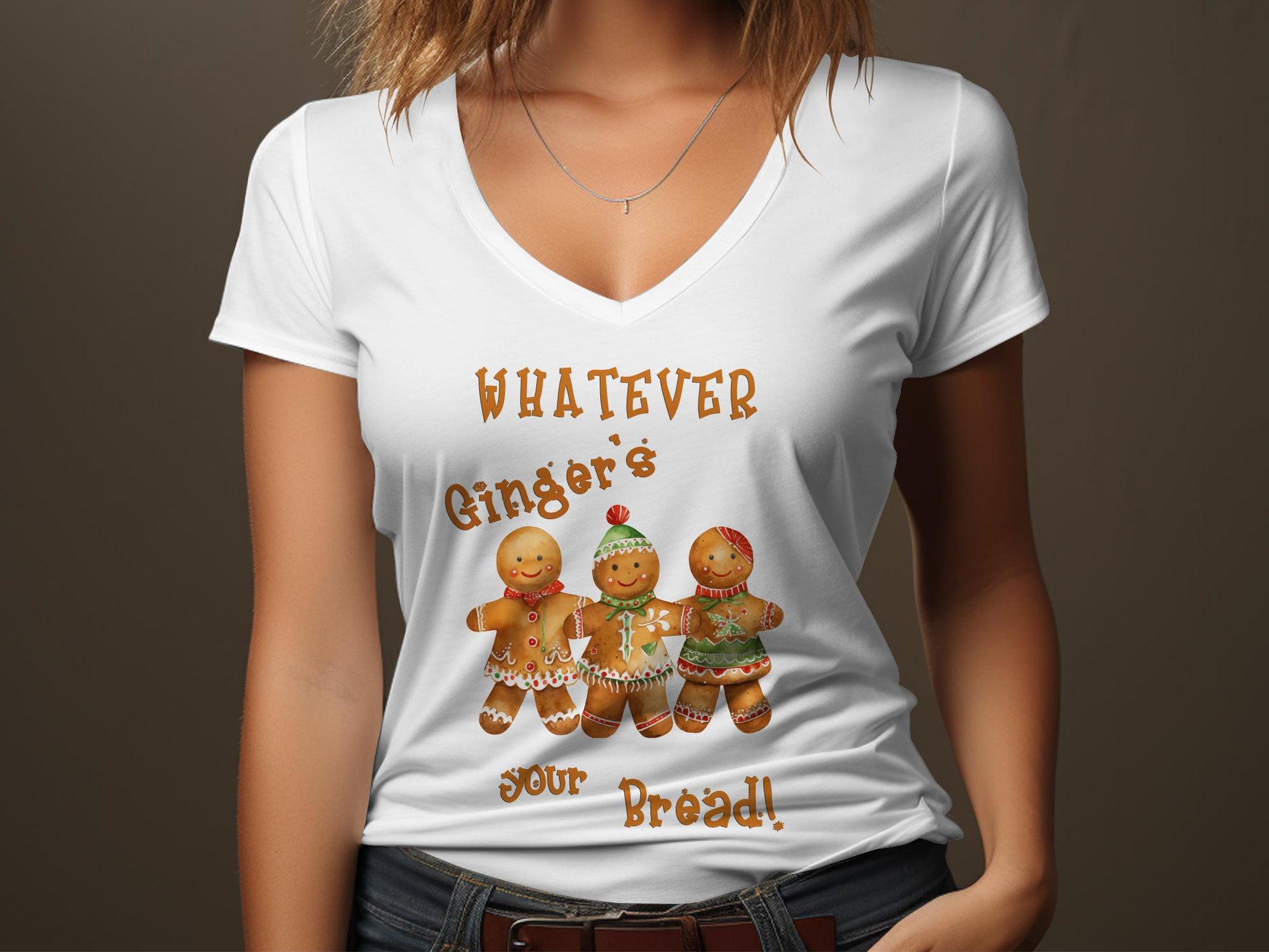 Fun & Sassy Whatever Ginger's your Bread T-Shirt