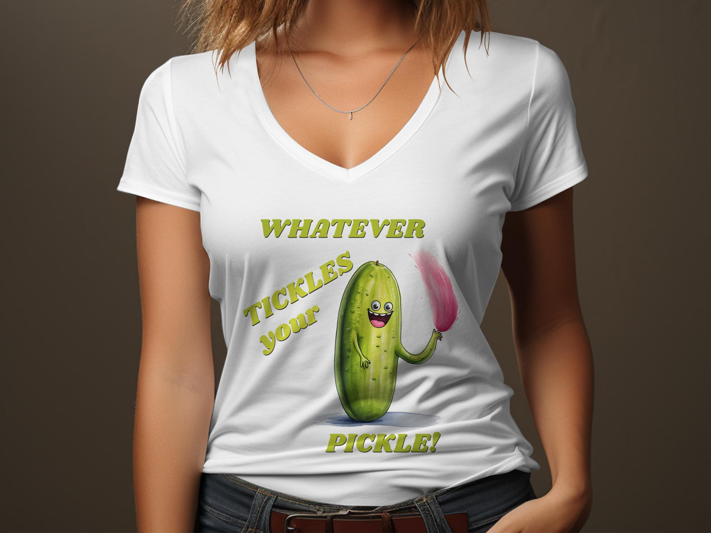 Fun & Sassy Whatever Tickles your Pickle T-Shirt