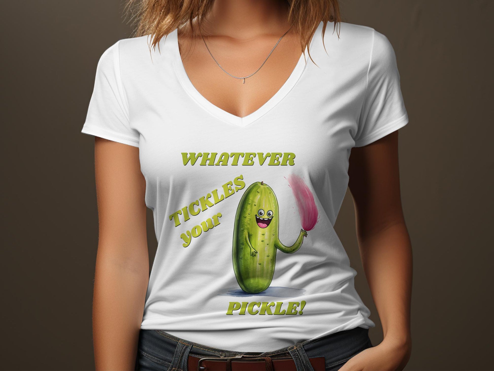 Fun & Sassy Whatever Tickles your Pickle T-Shirt