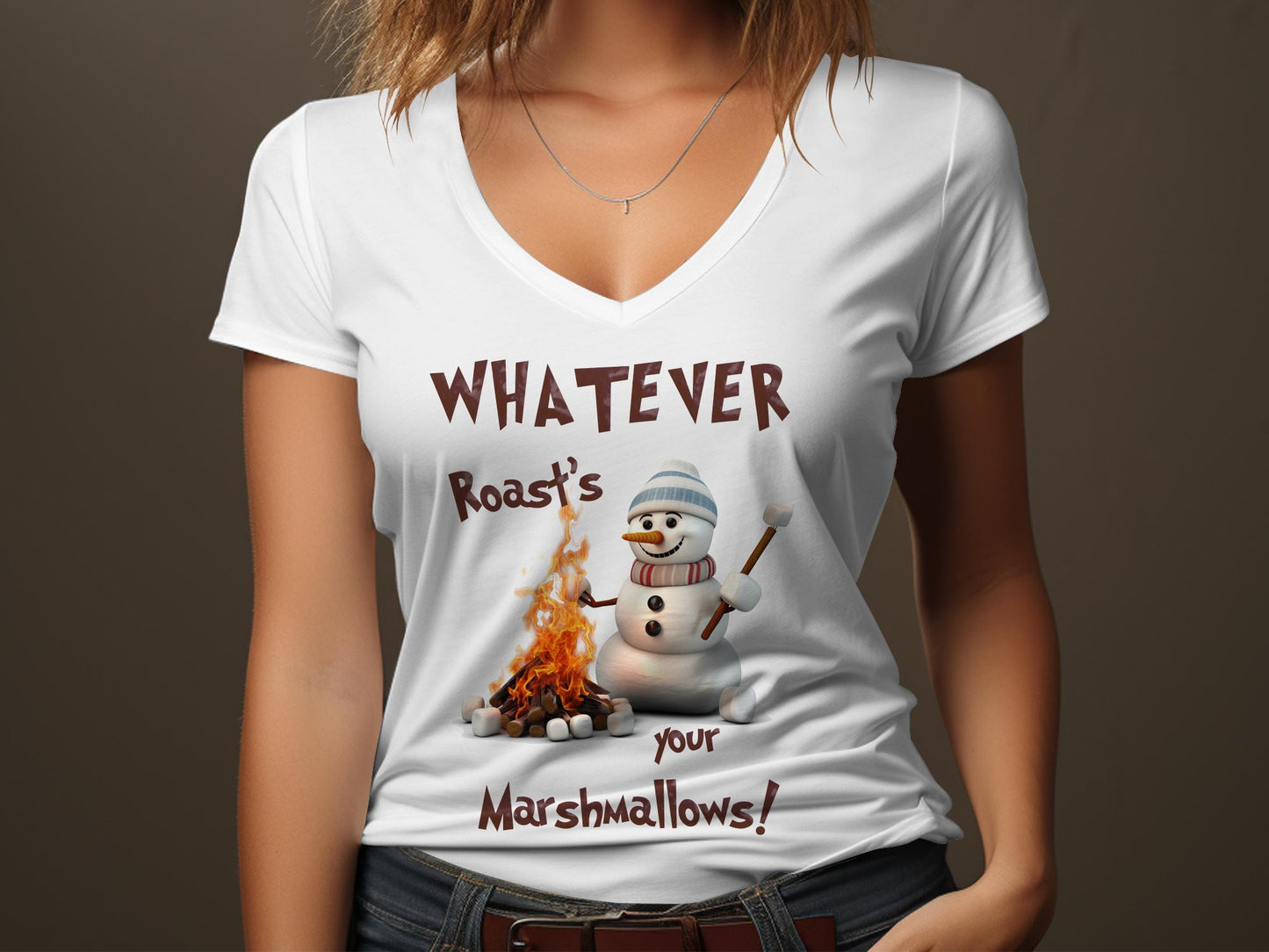 Fun & Sassy Whatever Roast's your Marshmallows T-Shirt