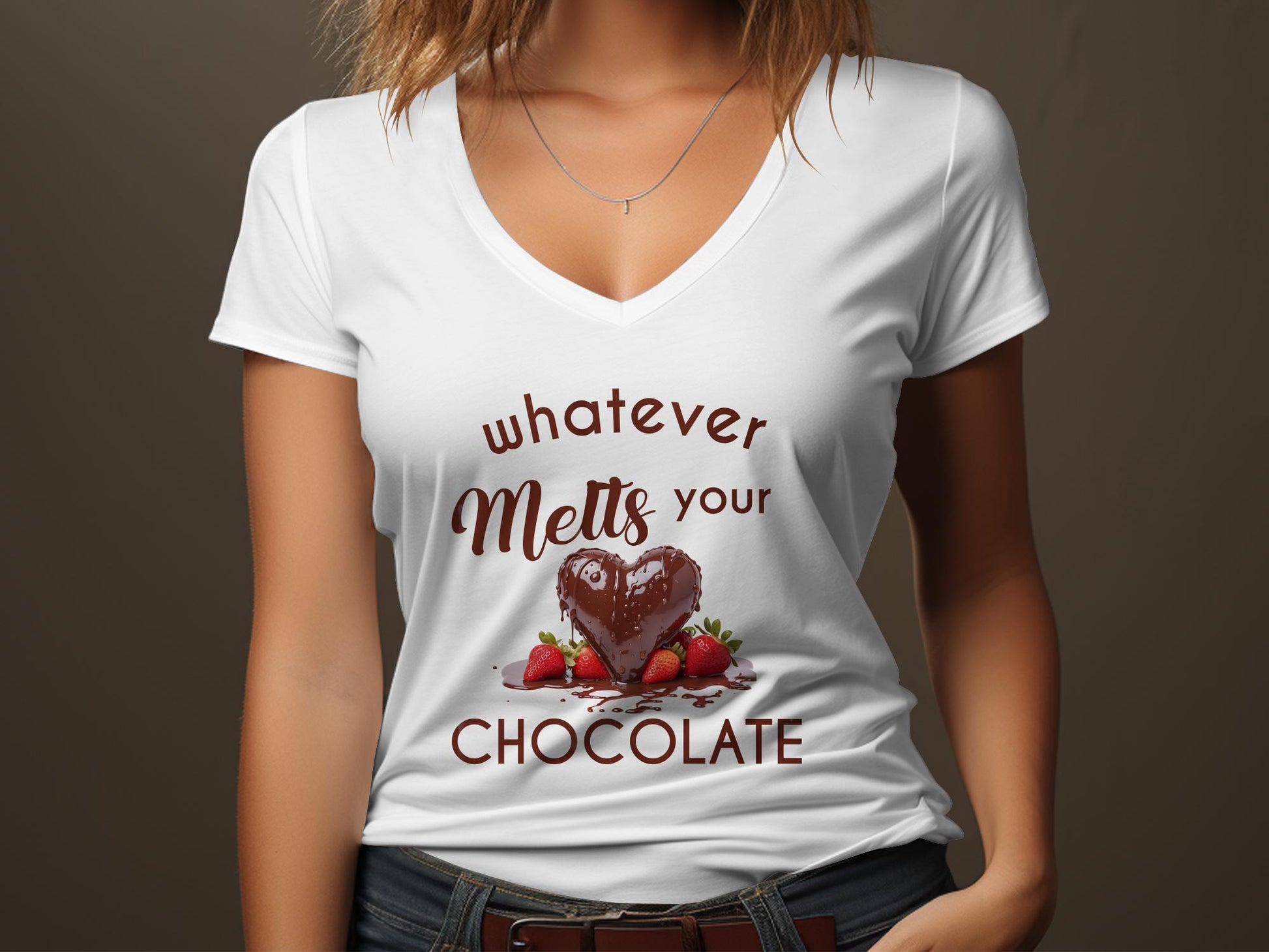 Fun & Sassy Whatever Melts your Chocolate T-Shirt