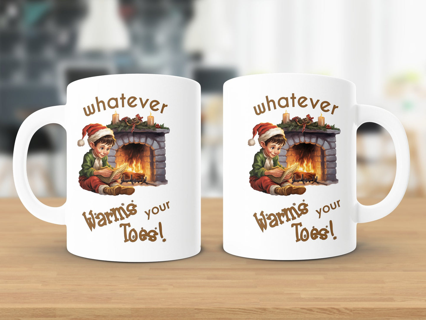 Fun & Sassy Whatever Warms your Toes Mug