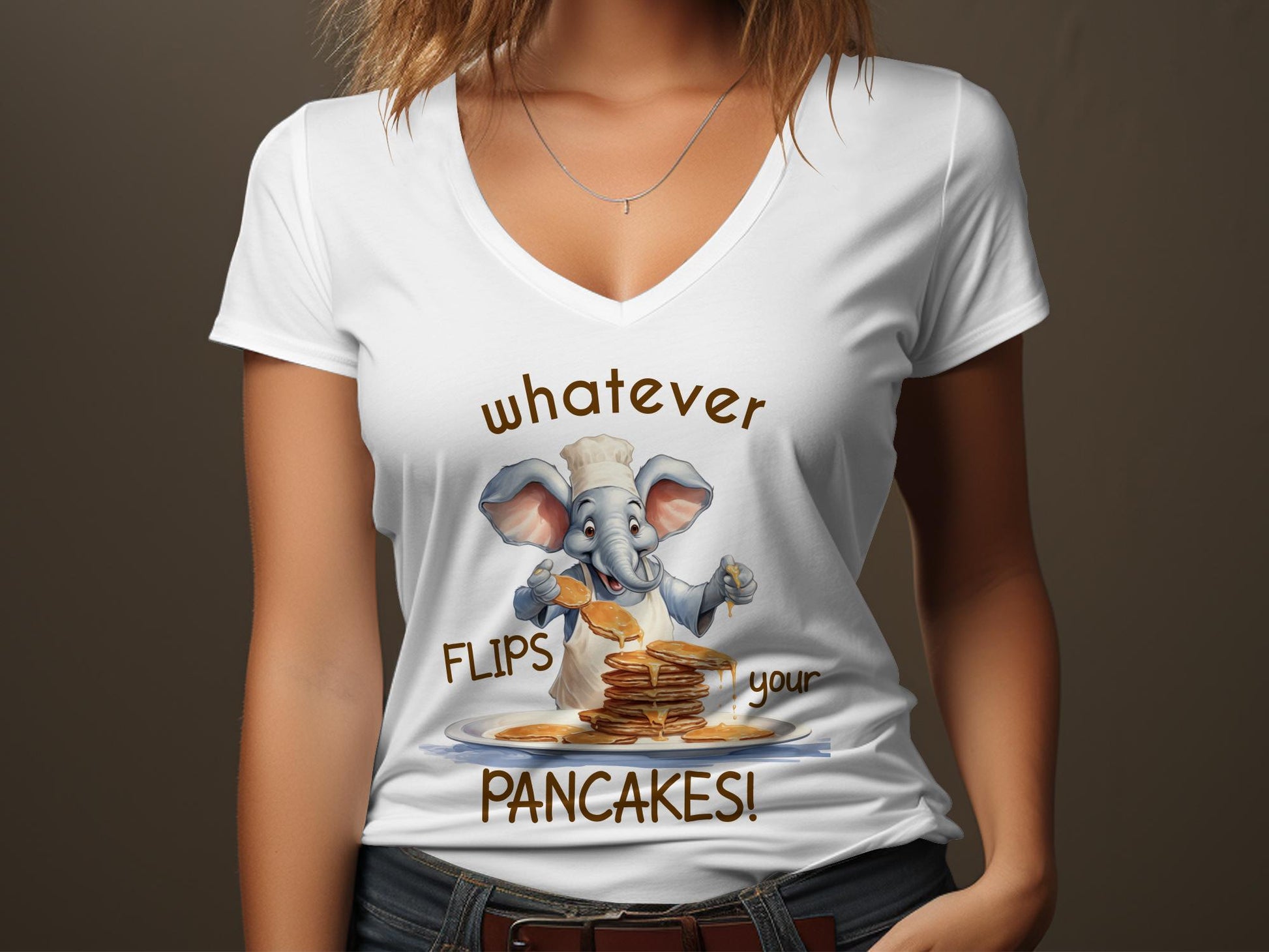 Fun & Sassy Whatever Flips your Pancakes T-Shirt
