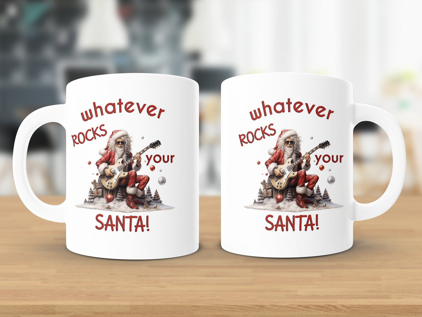 Fun & Sassy Whatever Rocks your Santa Mug