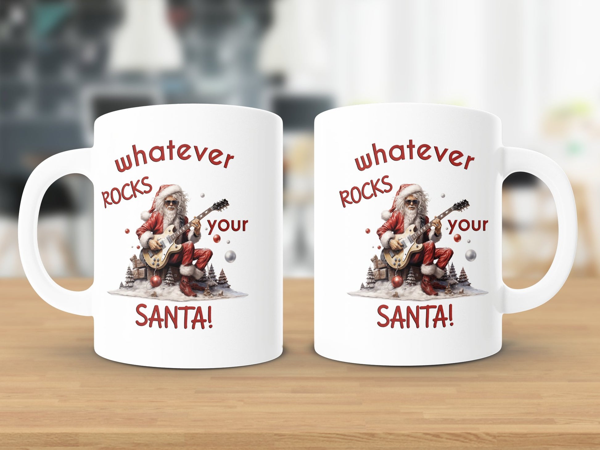 Fun & Sassy Whatever Rocks your Santa Mug