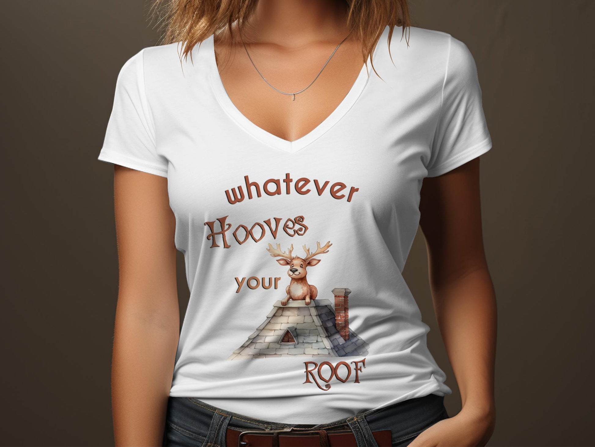Fun & Sassy Whatever Hooves your Roof T-Shirt