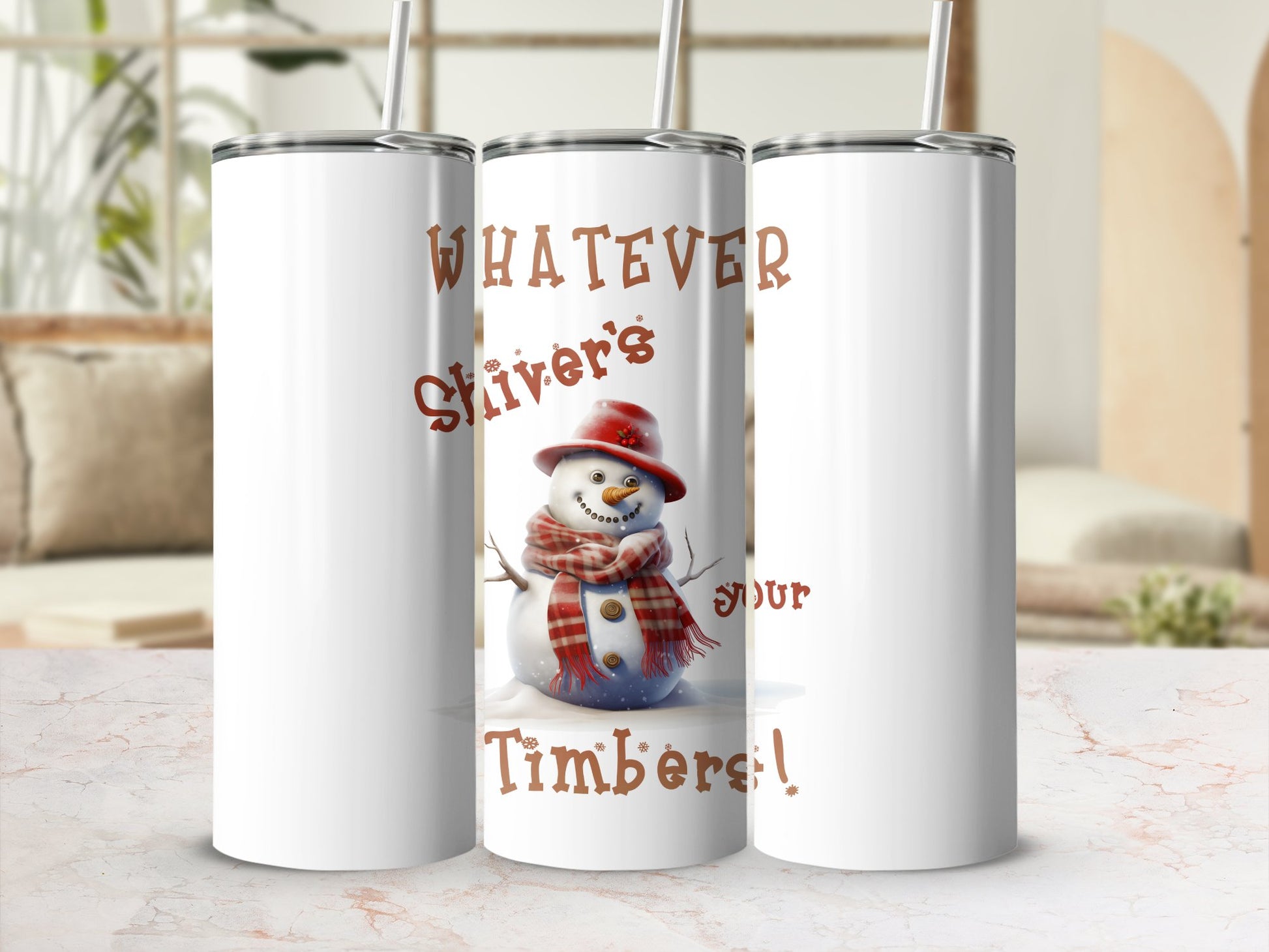 Fun & Sassy Whatever Shiver's your Timbers Tumbler