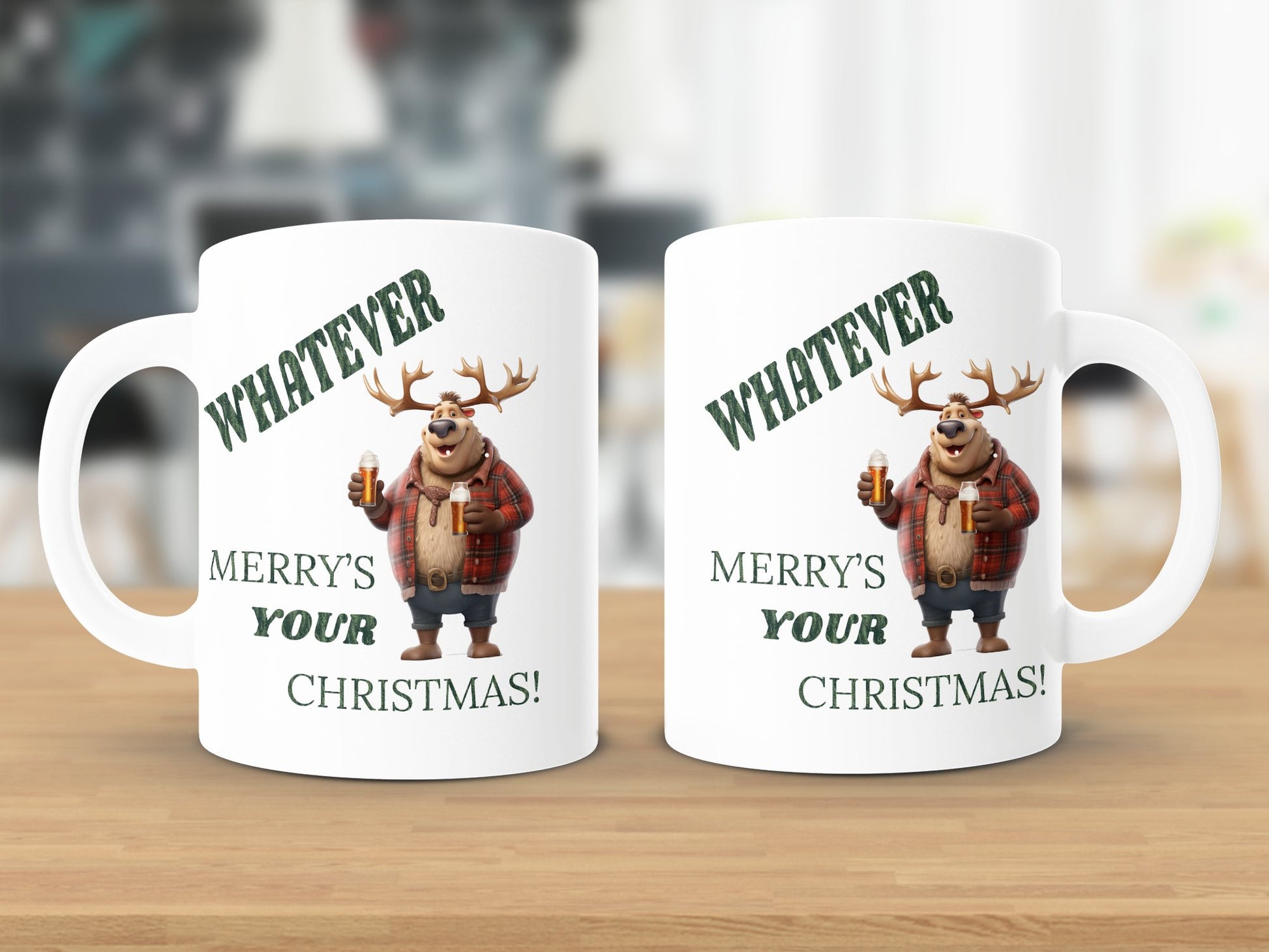 Fun & Sassy Whatever Merry's your Christmas Mug