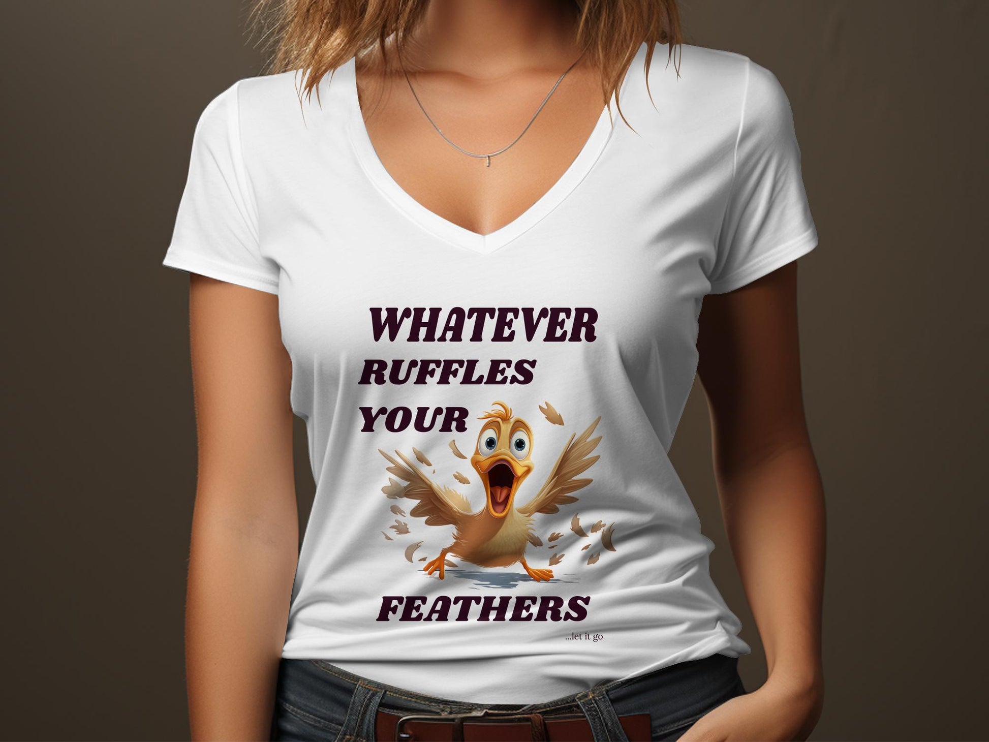 Fun & Sassy Whatever Ruffles your Feathers — Men T-Shirt